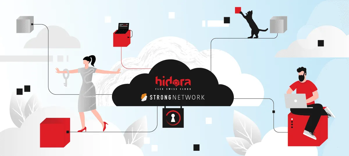Partenariat Hidora et Strong Network image
