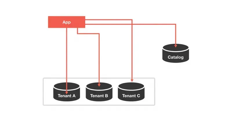 Database-per-tenant